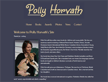 Tablet Screenshot of pollyhorvath.com